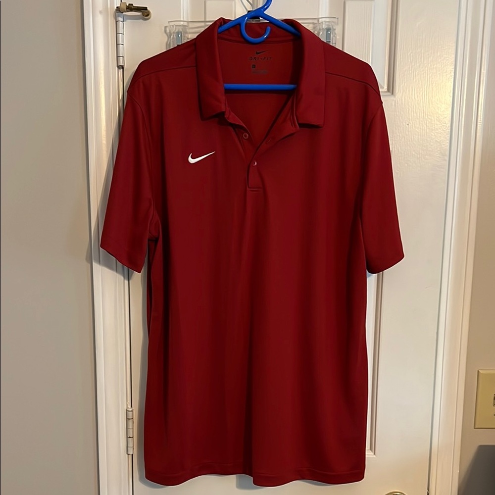 Nike Red Performance Polo Shirt